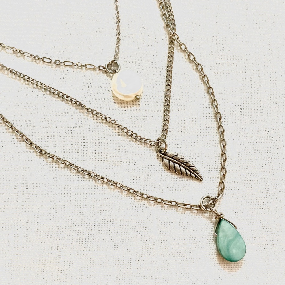 Silver-tone Layered Necklace